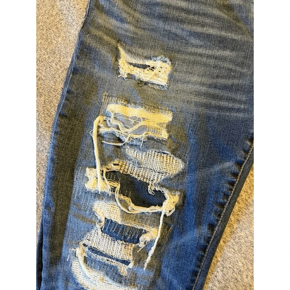American Eagle Outfitters Airflex Jeans 36x30 Distressed‎ Stretch